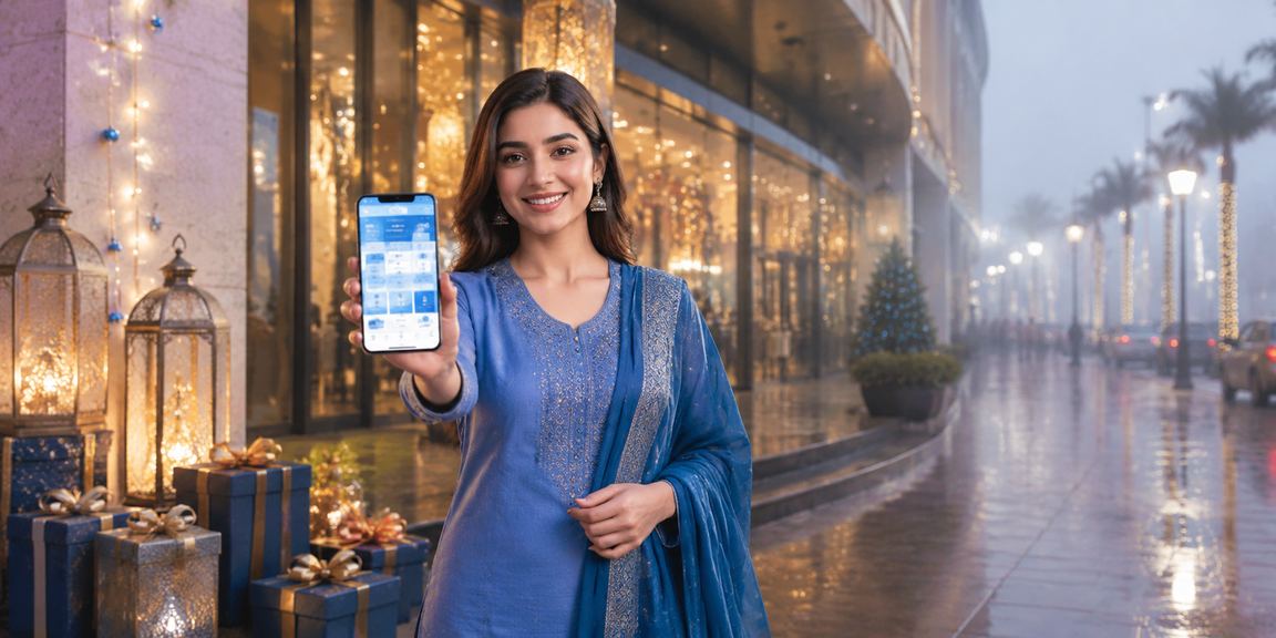 Making a deposit on mobile while wearing shalwar kameez in Rangpur